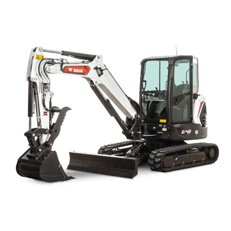 mini excavator with extended boom|E48 Compact (Mini) Excavator (Specs & Features) .